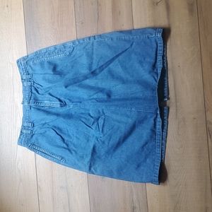 Lands End denim skirt
